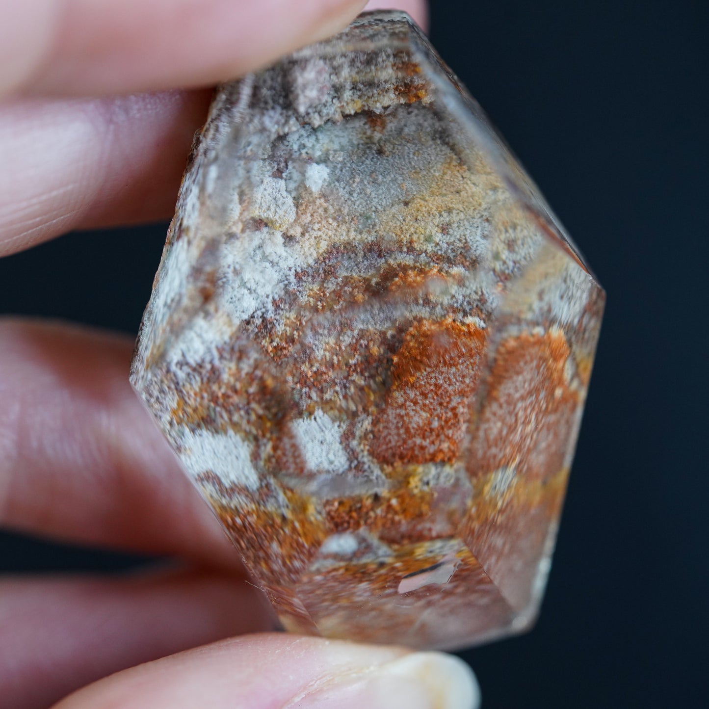 Autumnal Hues Garden Quartz Crystal Freeform