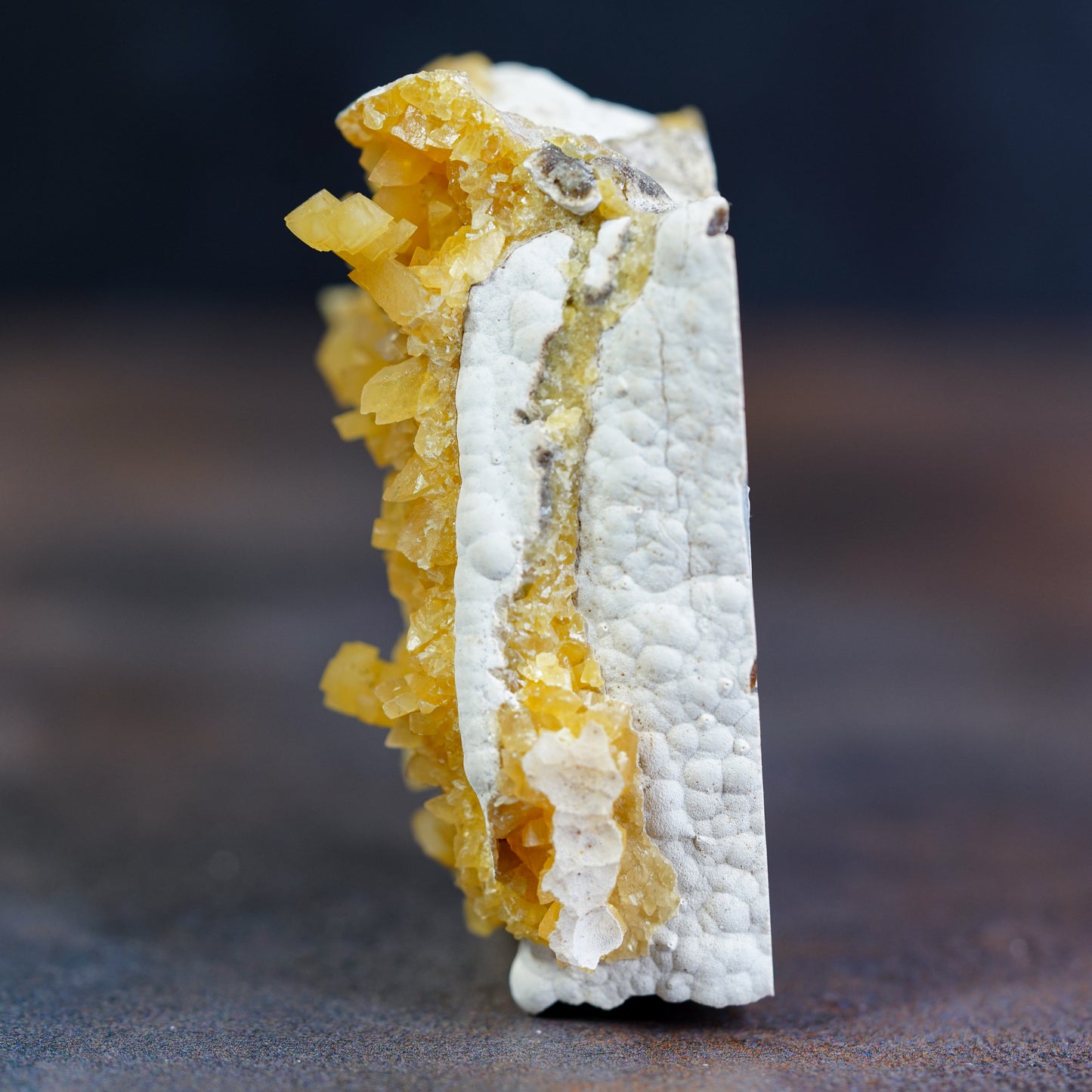 Golden Barite Crystal Cluster from South Dakota