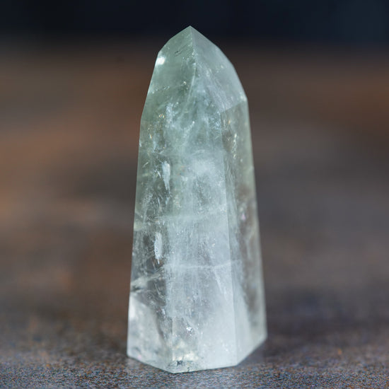 Prasiolite Crystal Tower - A Majestic Piece for Serenity and Balance