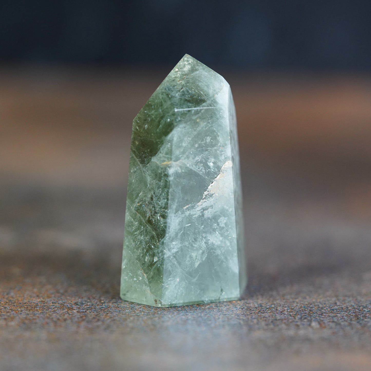 Prasiolite Crystal Tower - Embrace Peace and Growth