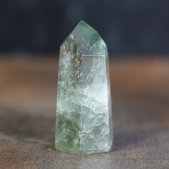 Prasiolite Crystal Tower - The Essence of Healing Green