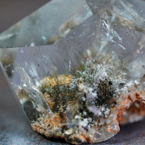 Rutilated Chlorite Quartz Crystal
