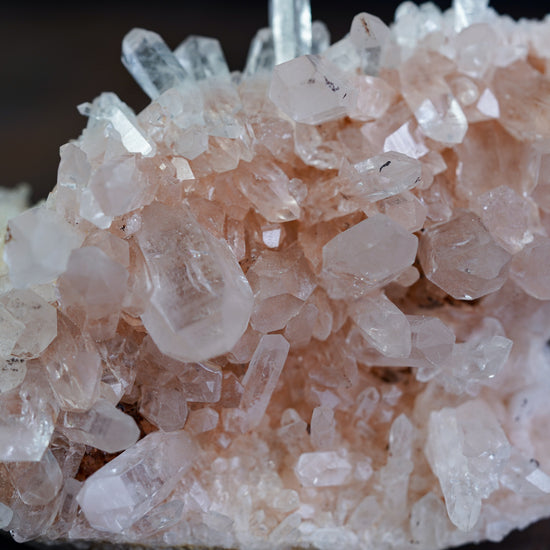 Himalayan Quartz Cluster Pink - Soft-Hued Sanctuary