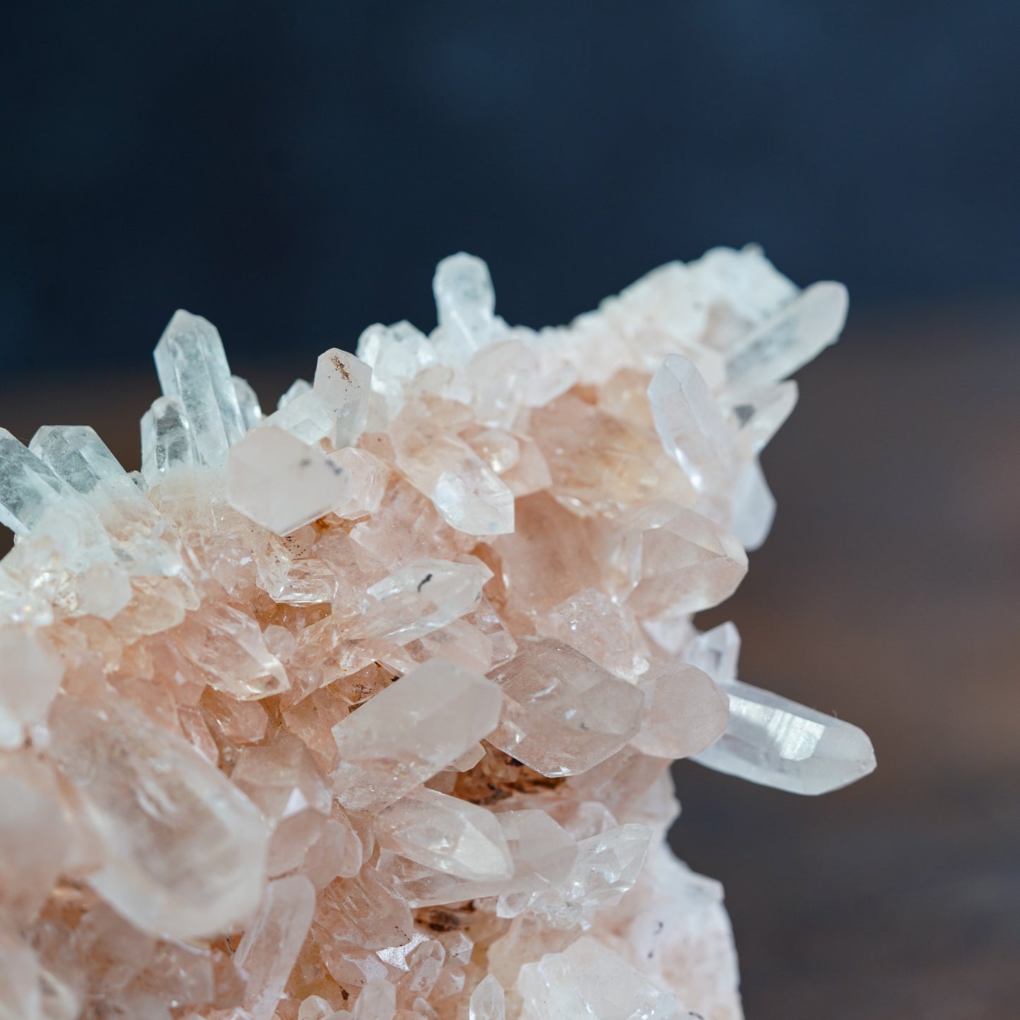 Himalayan Quartz Cluster Pink - Soft-Hued Sanctuary