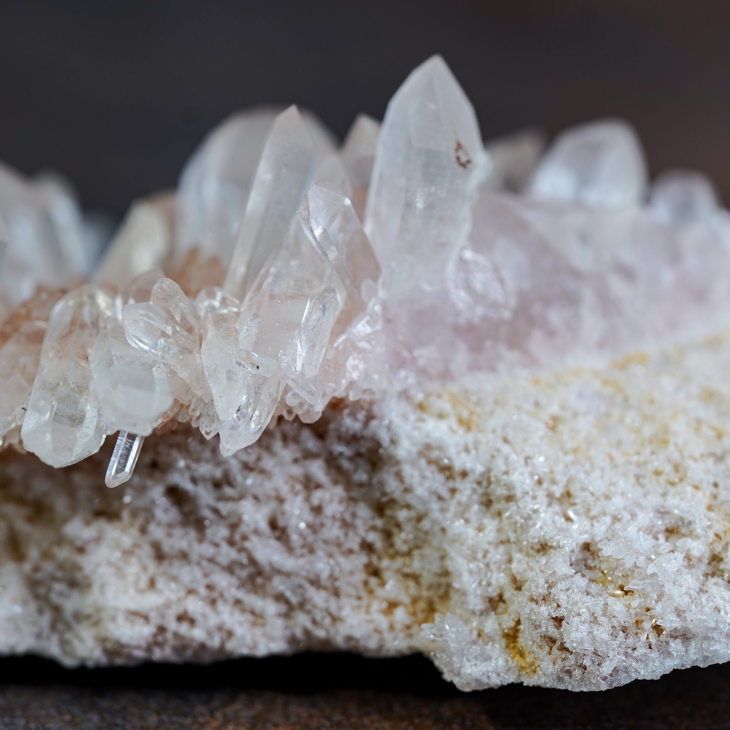 Himalayan Quartz Cluster Pink - Soft-Hued Sanctuary