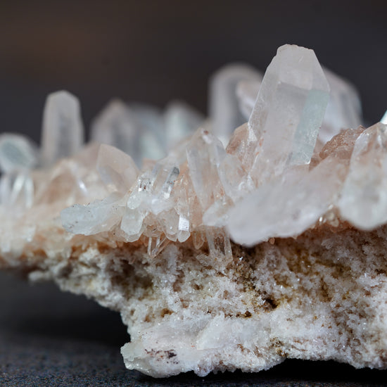 Himalayan Quartz Cluster Pink - Soft-Hued Sanctuary