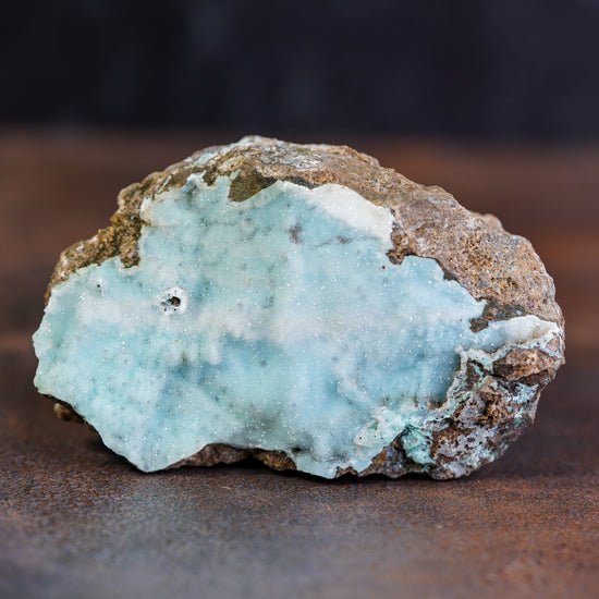 Heavenly White Druzy Chrysocolla Gemstone - Sparkling Serenity Stone