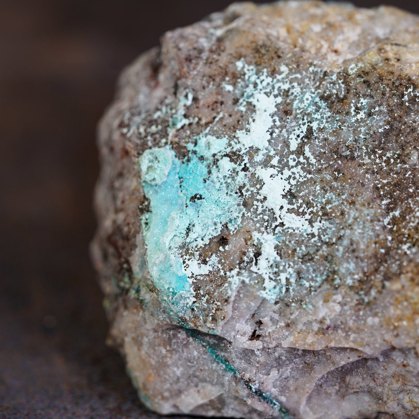 Raw Chrysocolla Druzy Gemstone - Natural Turquoise Textured Treasure