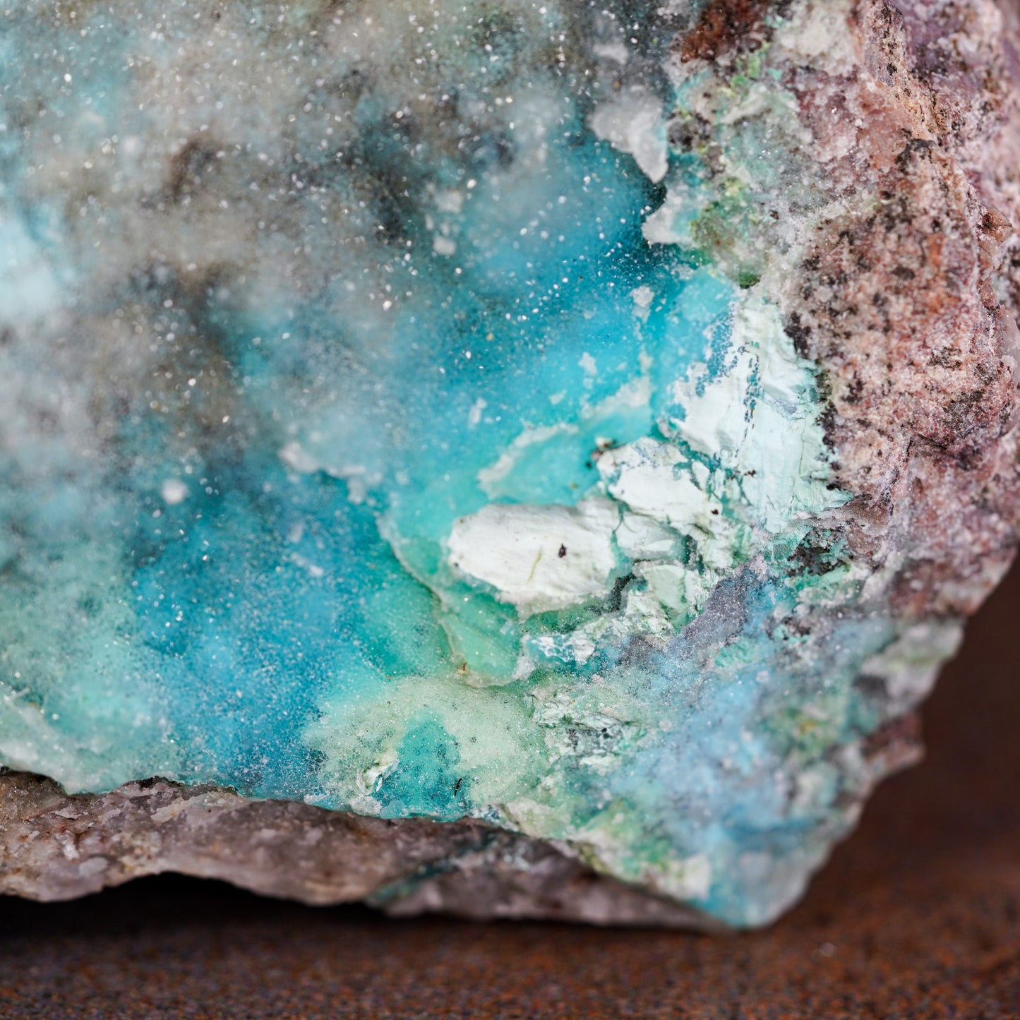 Raw Chrysocolla Druzy Gemstone - Natural Turquoise Textured Treasure