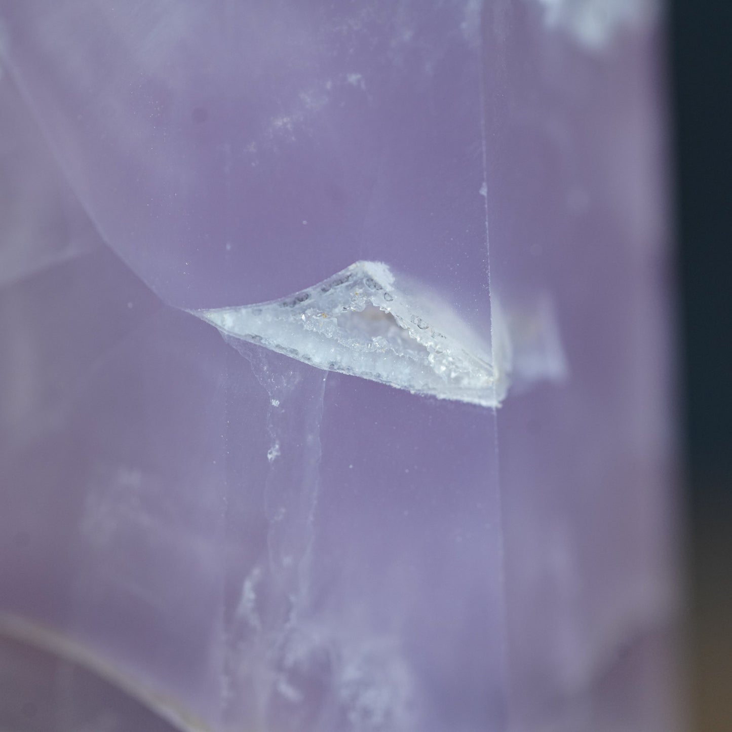 Lavender Yttrium Fluorite Tower