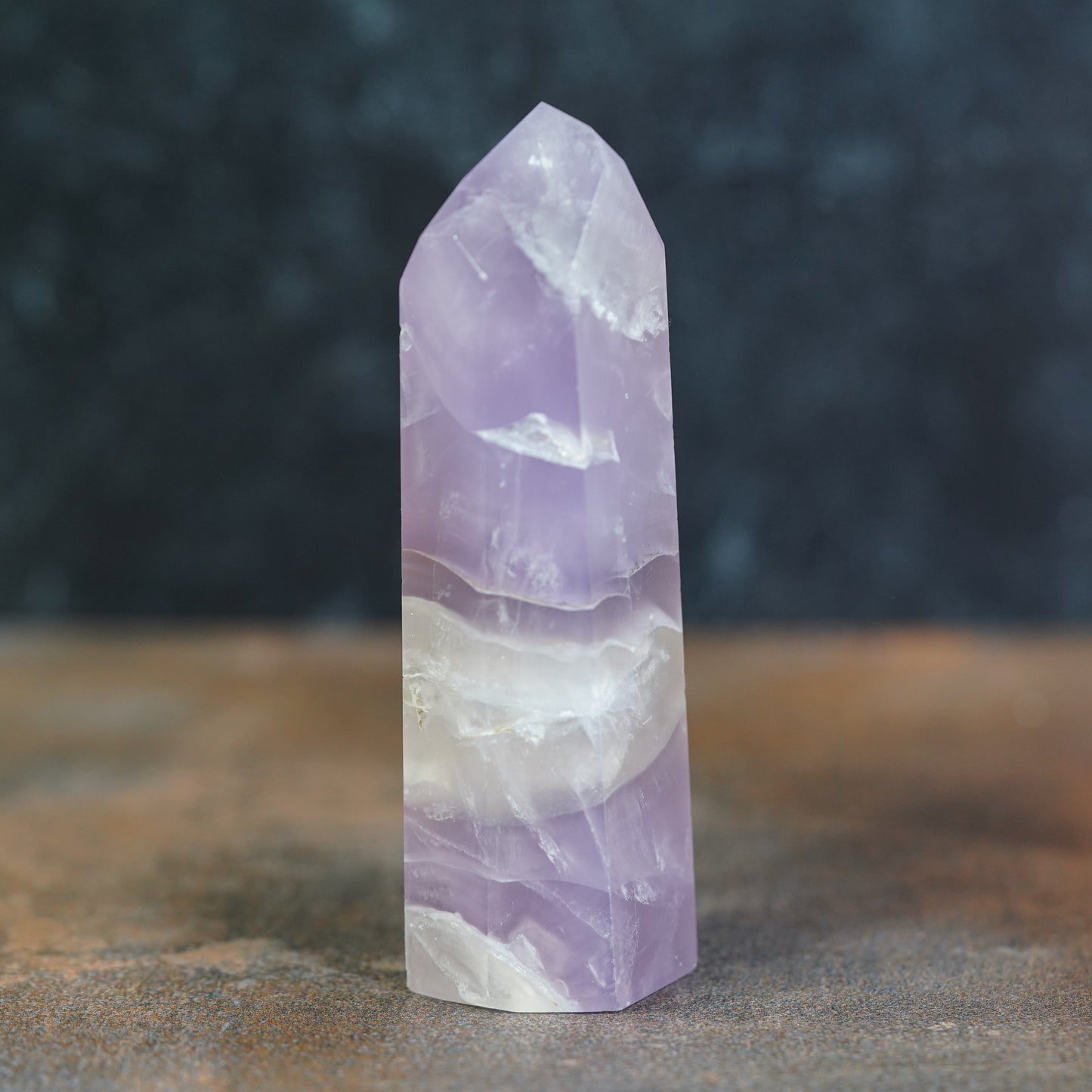 Lavender Yttrium Fluorite Tower