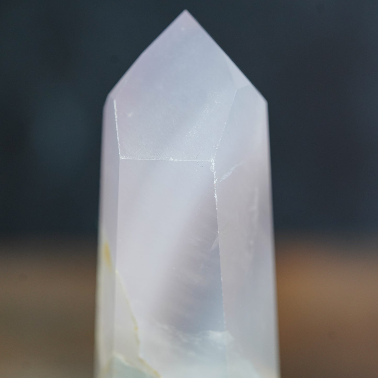 Pinnacle of Dawn Pink Yttrium Fluorite Tower