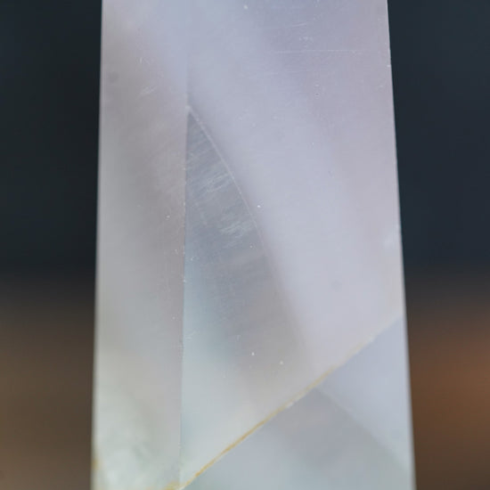 Pinnacle of Dawn Pink Yttrium Fluorite Tower