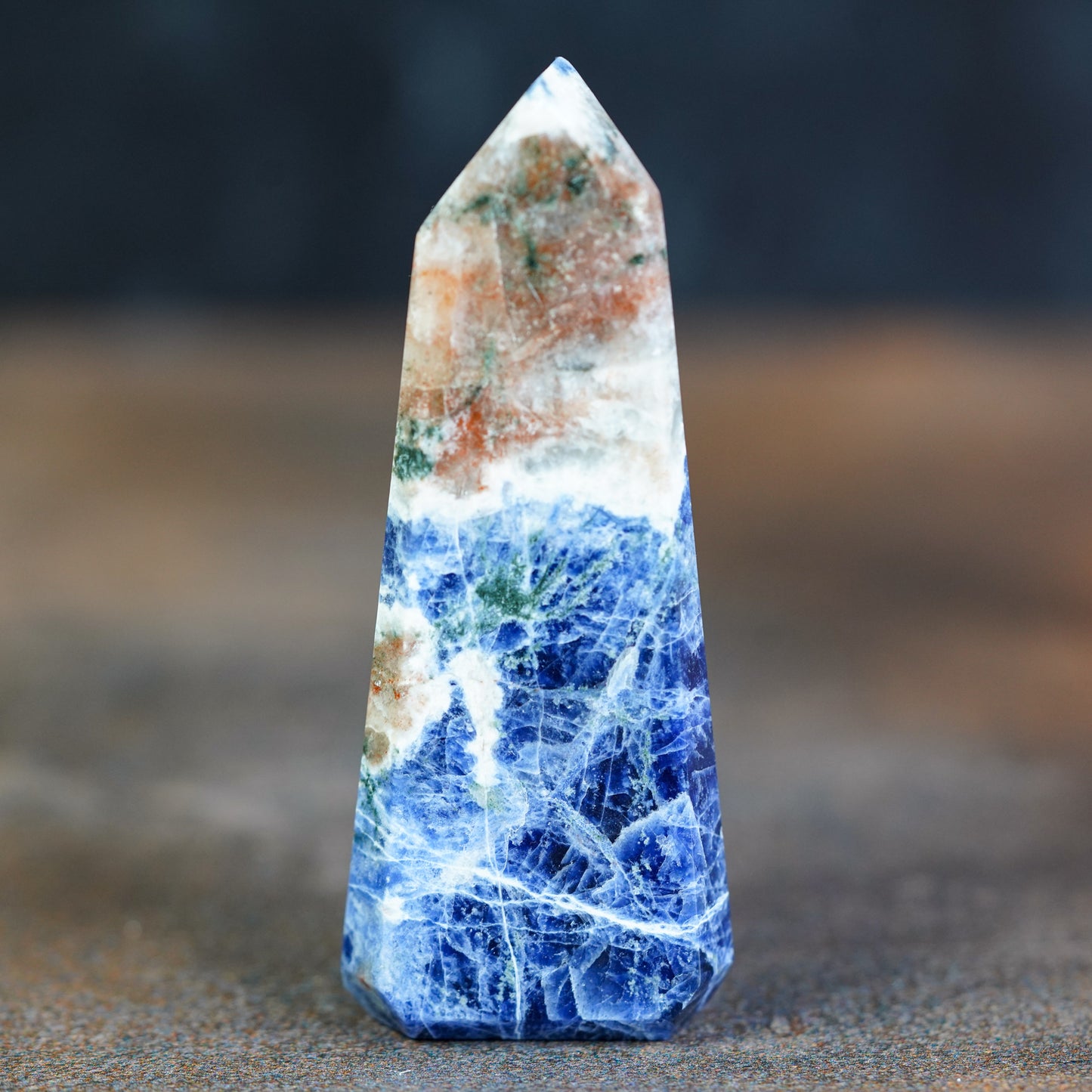 Sapphire Constellation Sodalite Freeform Tower