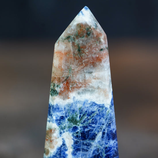 Sapphire Constellation Sodalite Freeform Tower