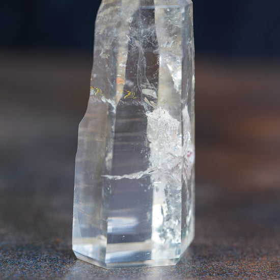 Lemurian Quartz Point with Phantom Inclusions