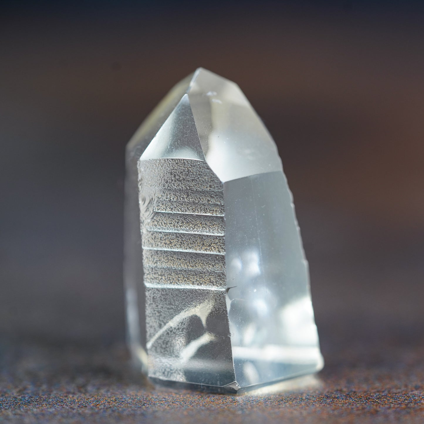 Crystal Gaze Lemurian Quartz Point - A Beacon of Purity