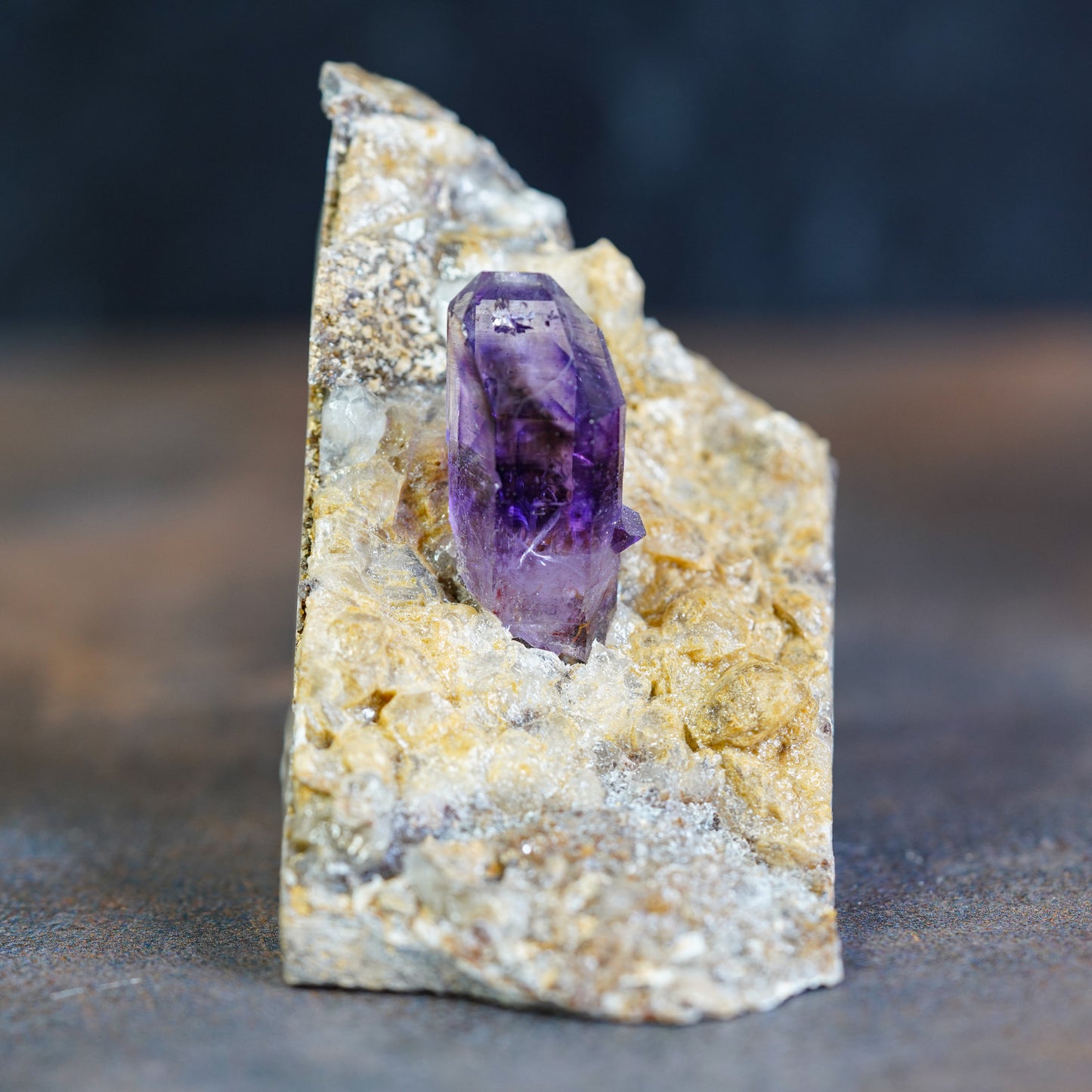 Sovereign Brandberg Amethyst on Matrix