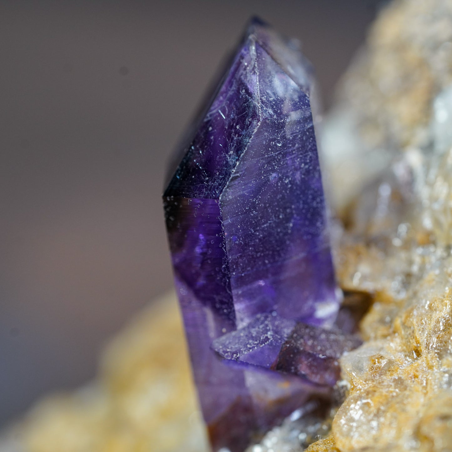 Sovereign Brandberg Amethyst on Matrix