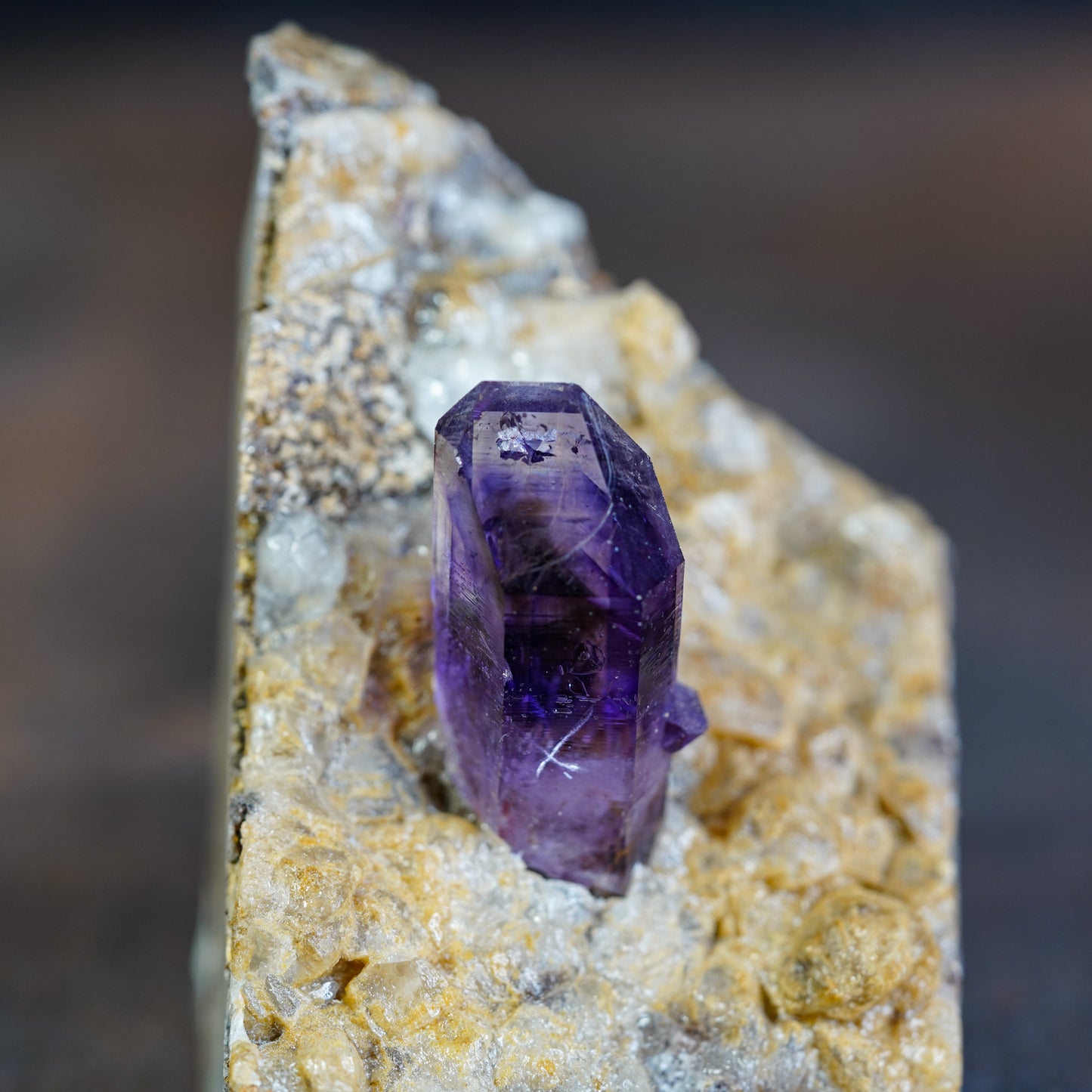 Sovereign Brandberg Amethyst on Matrix