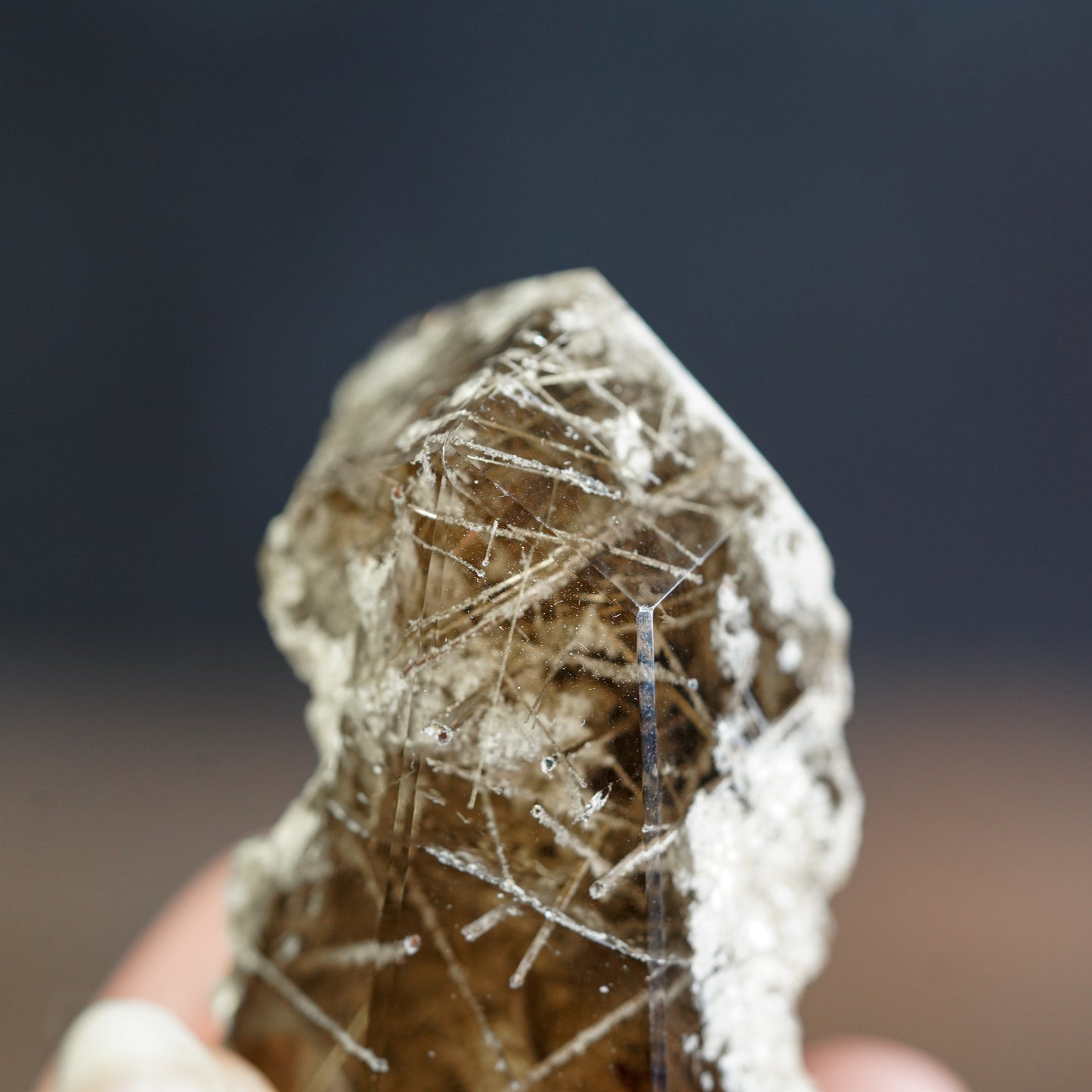 Smokey Rutilated Garden Quartz Crystal