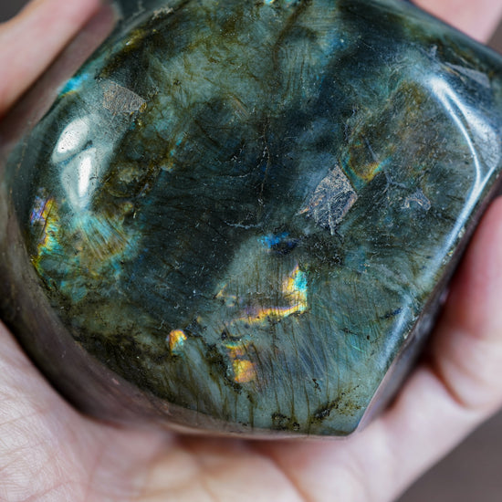 Labradorite Freeform with Iridescent Gleam