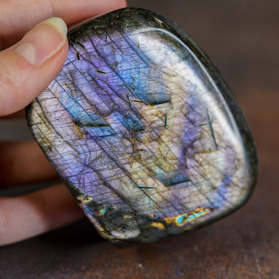 Madagascan Purple Labradorite Freeform