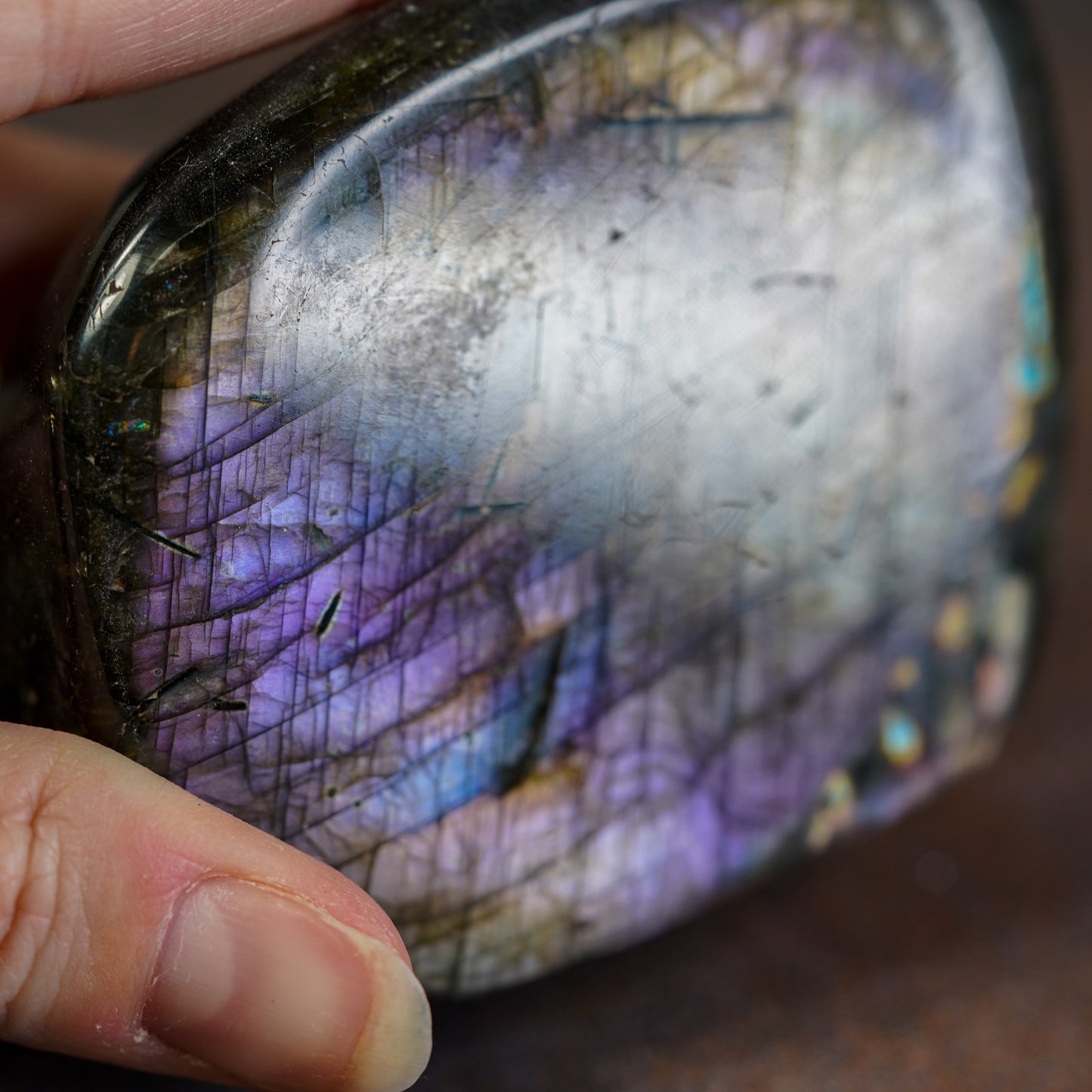 Madagascan Purple Labradorite Freeform