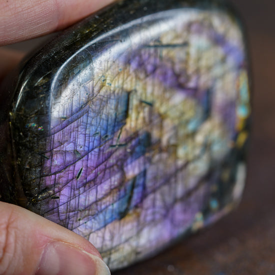 Madagascan Purple Labradorite Freeform