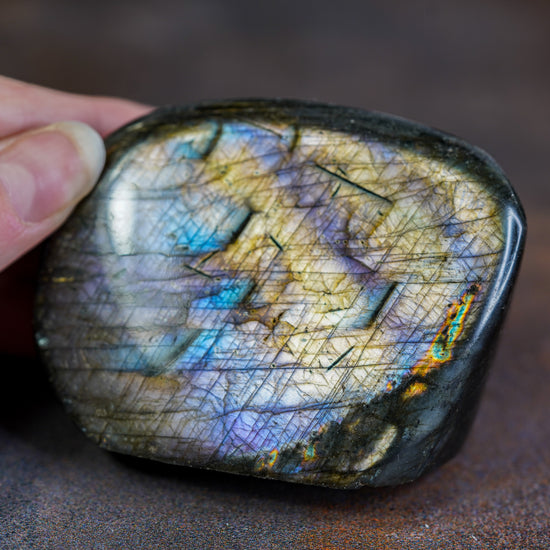 Madagascan Purple Labradorite Freeform