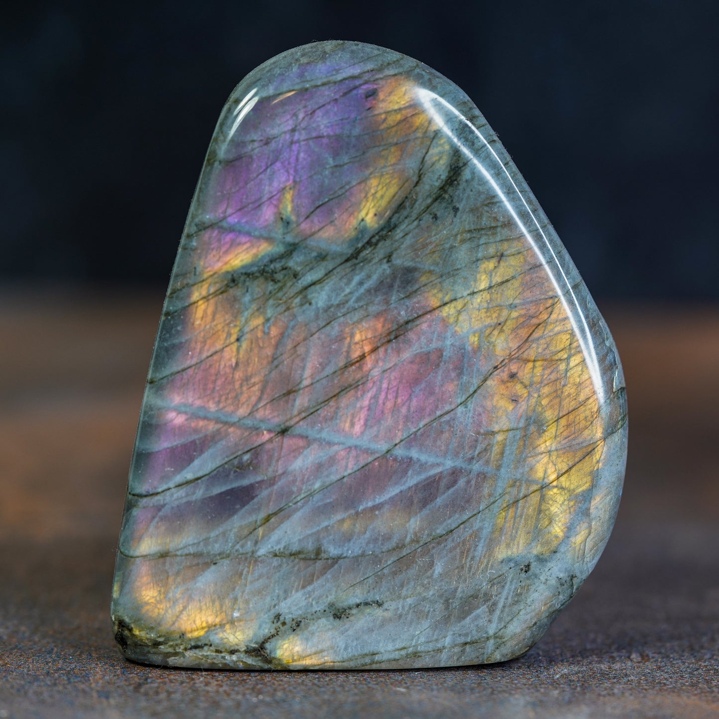 Mystic Veil Grey Labradorite Freeform