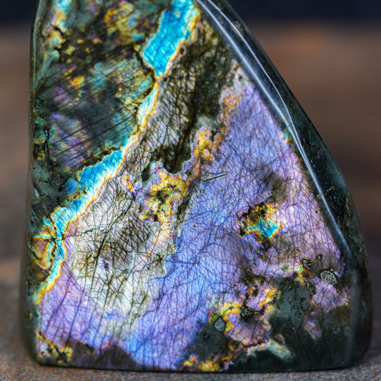 High Quality Purple Labradorite Freeform