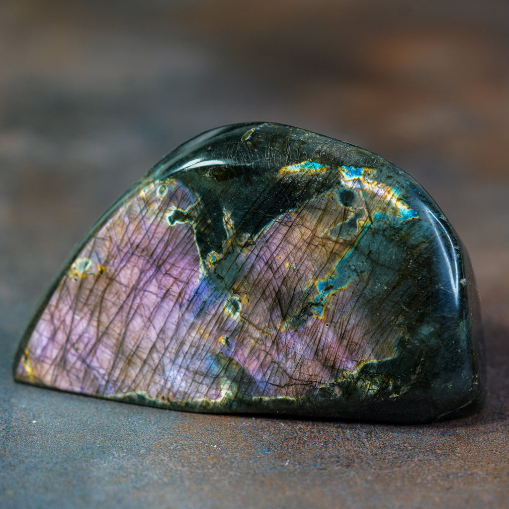 巨大二色シラー ペンダント Labradorite strong flash 1122a-high-quality-madagascan-