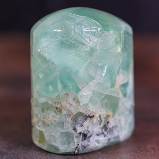 High Clarity Green Fluorite Freeform from Mexico