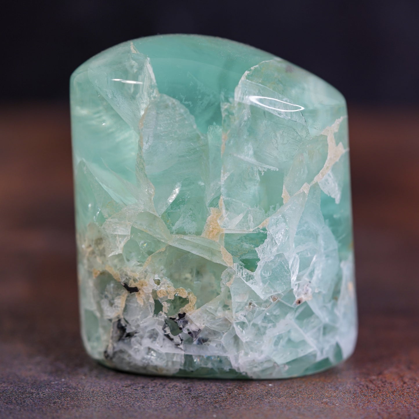 High Clarity Green Fluorite Freeform from Mexico