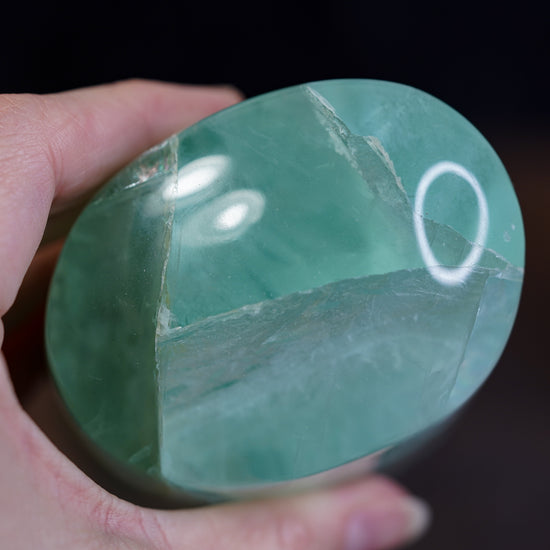 High Clarity Green Fluorite Freeform from Mexico