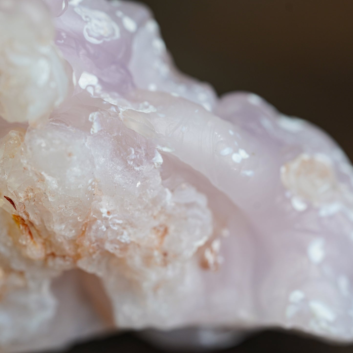 Raw Pink Chalcedony Cluster