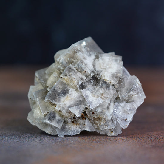 Grey and Purple Fluorite Crystal Cluster - Purple Rain Pocket - Lady Annabella Mine, Weardale, England