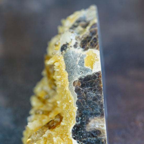 Golden Barite Crystal Cluster from South Dakota