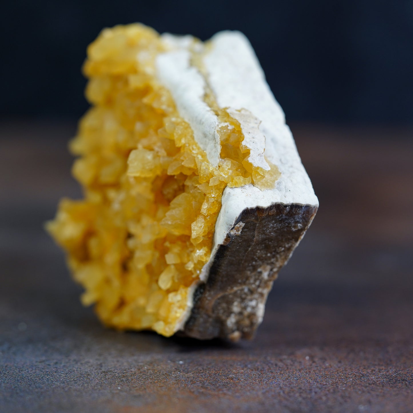 Golden Barite Crystal Cluster from South Dakota