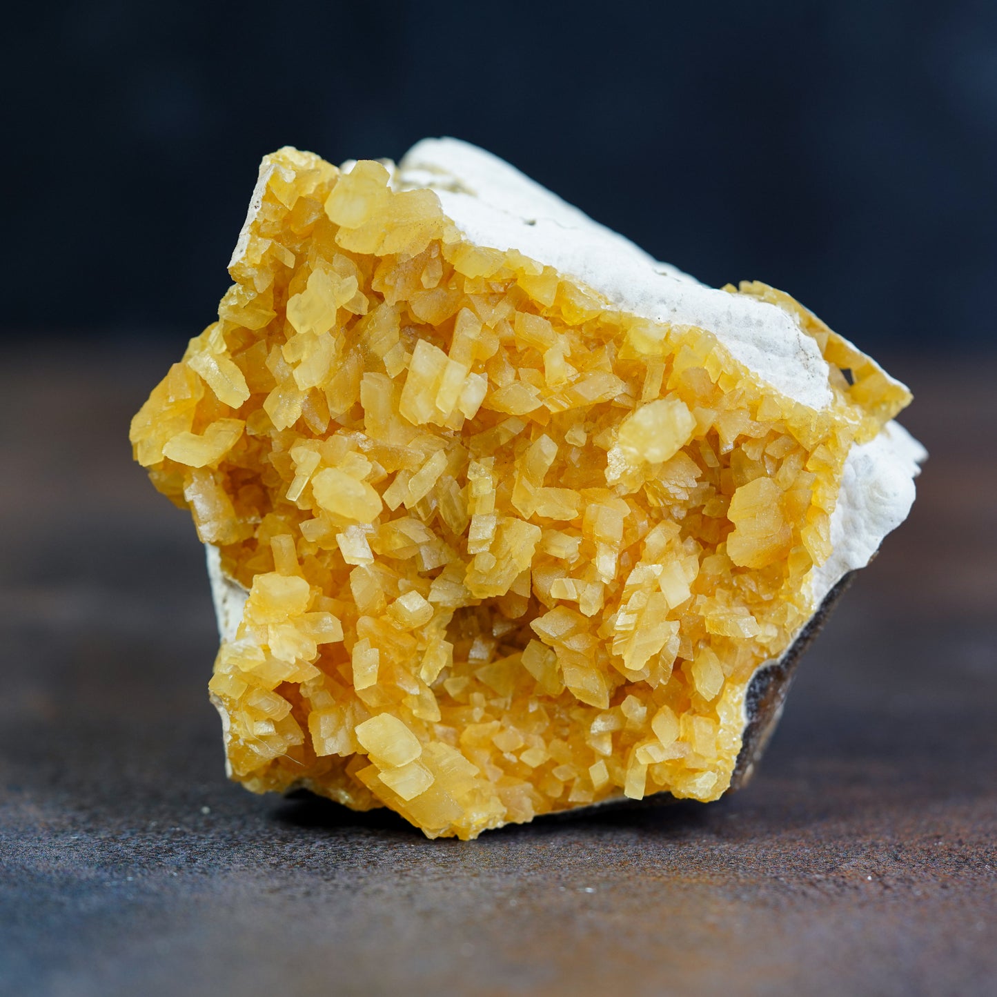 Golden Barite Crystal Cluster from South Dakota