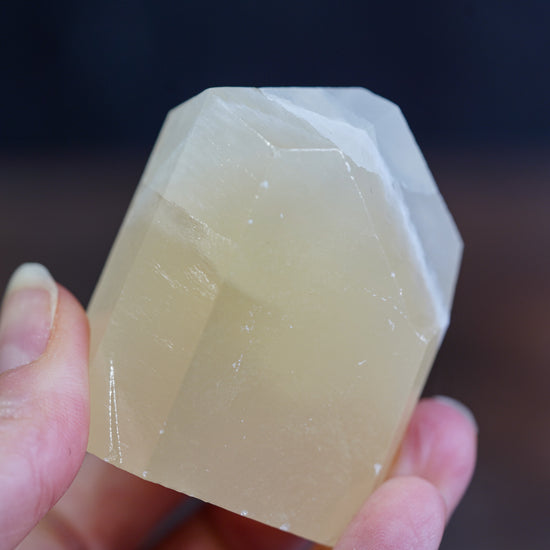 Luminous Hive Honeycomb Calcite Freeform