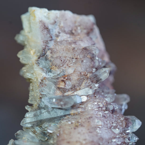 Guardian Veil Hematite Quartz Cluster Matrix