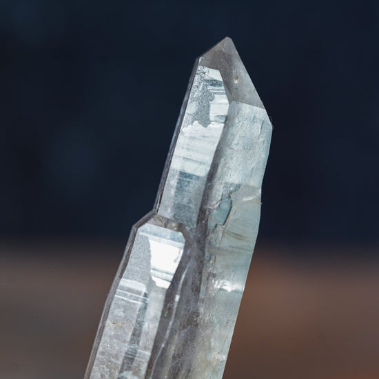 Smokey Quartz Point with Chisel Point Twin