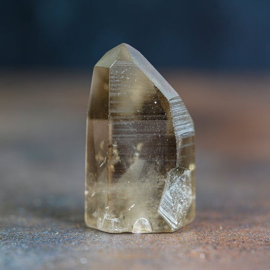 Smokey Phantom Lemurian  Quartz Crystal Tower