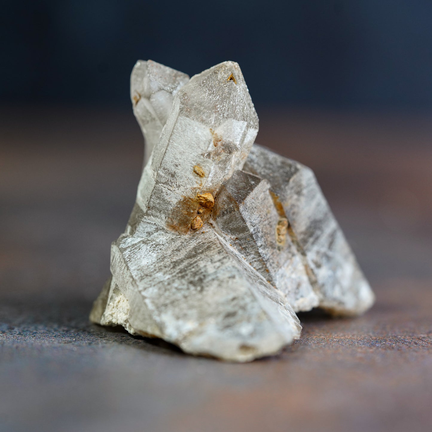 Namibian Brandberg Smokey Quartz Crystal Cluster for Grounding and Protection
