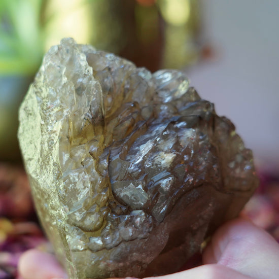 Smokey Elestial Quartz Cluster of Otherworldly Guidance