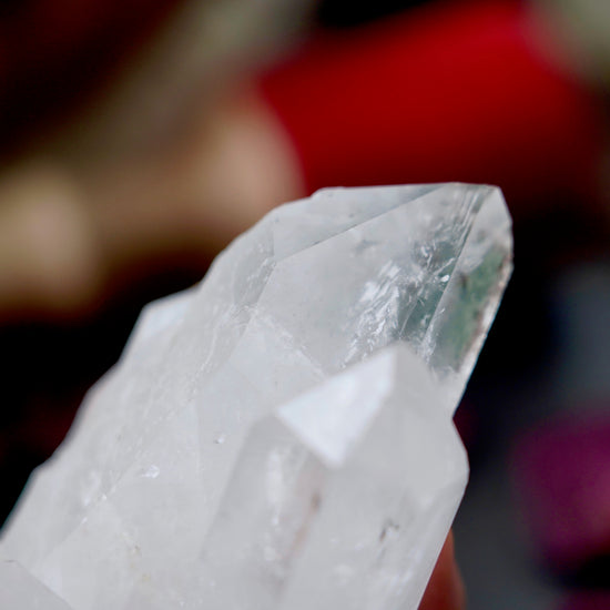 Lemurian Quartz Cluster with Chlorite Inclusions of Universal Awareness
