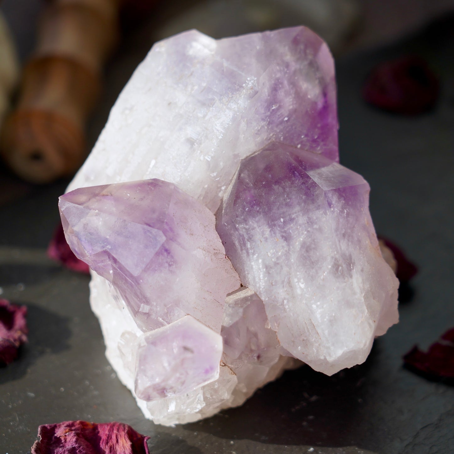 Load image into Gallery viewer, Record Keeper Amethyst Cluster Front
